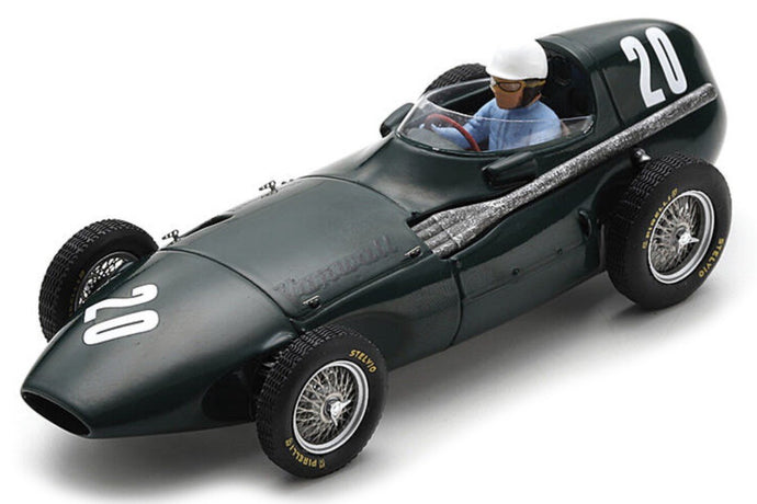 VANWALL VW5 #20 ROY SALVADORI FRENCH GP 1957 mørk grøn 1:43