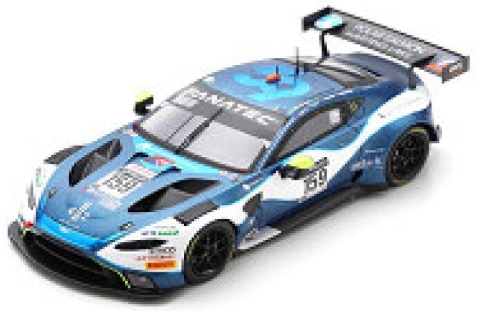 Aston Martin VANTAGE AMR HT3 #159 TUJULA/MACDOWALL/HASSE CLOT/KJAERGAARD 24H SPA 2021 blå/hvid 1:43