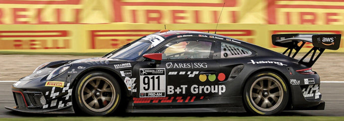 Porsche 911 GT3 R #911 AU/ALLEMANN/RENAUER/RENAUER 24H SPA 2021 sort/rød/hvid 1:43