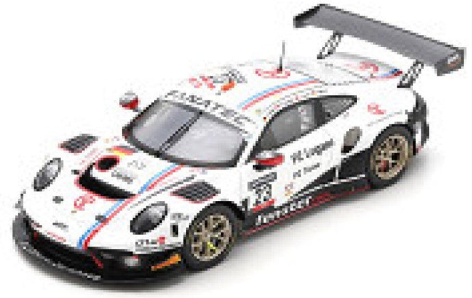 Porsche 911 GT3 R #23 SCHELL/JACOMA/LEUTWILER/MENZEL 24H SPA 2021 hvid/sort/rød 1:43