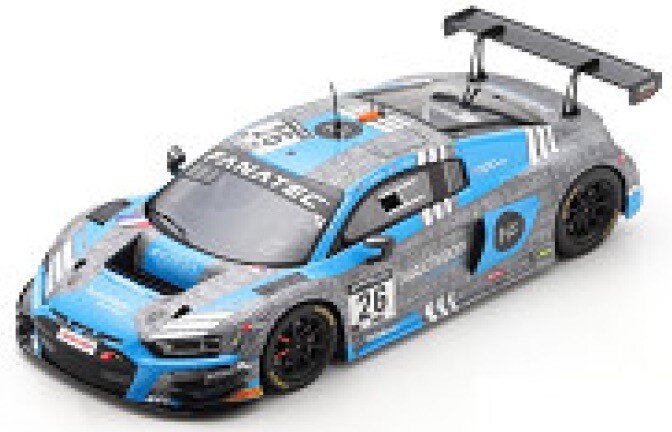 Audi R8 LMS GT3 #26 GREEN/HUTCHISON/TANBAY 24H SPA 2021 grå/blå 1:43