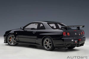 NISSAN SKYLINE GT-R (R34) V-SPECII 2001 BLACK PEARL 1:18