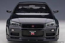 Indlæs billede til gallerivisning NISSAN SKYLINE GT-R (R34) V-SPECII 2001 BLACK PEARL 1:18