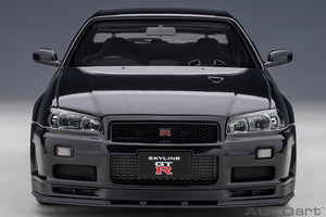 NISSAN SKYLINE GT-R (R34) V-SPECII 2001 BLACK PEARL 1:18