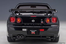 Indlæs billede til gallerivisning NISSAN SKYLINE GT-R (R34) V-SPECII 2001 BLACK PEARL 1:18