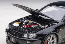 Indlæs billede til gallerivisning NISSAN SKYLINE GT-R (R34) V-SPECII 2001 BLACK PEARL 1:18
