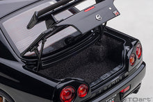Indlæs billede til gallerivisning NISSAN SKYLINE GT-R (R34) V-SPECII 2001 BLACK PEARL 1:18