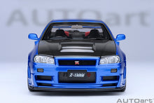 Indlæs billede til gallerivisning NISSAN SKYLINE GT-R (R34) Z-TUNE 2002 BAYSIDE BLUE CARBON 1:18