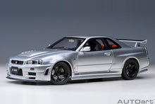 Indlæs billede til gallerivisning 1/18 2005 Nissan Skyline GT-R (R34) Z-Tune, silver 1:18