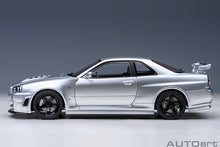 Indlæs billede til gallerivisning 1/18 2005 Nissan Skyline GT-R (R34) Z-Tune, silver 1:18