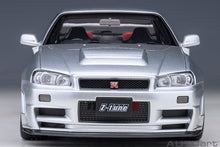 Indlæs billede til gallerivisning 1/18 2005 Nissan Skyline GT-R (R34) Z-Tune, silver 1:18