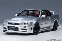 Indlæs billede til gallerivisning 1/18 2005 Nissan Skyline GT-R (R34) Z-Tune, silver 1:18