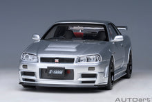 Indlæs billede til gallerivisning 1/18 2005 Nissan Skyline GT-R (R34) Z-Tune, silver 1:18