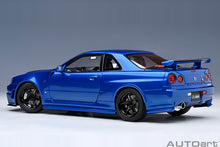 Indlæs billede til gallerivisning NISSAN SKYLINE GT-R (R34) Z-TUNE 2002 BAYSIDE BLUE