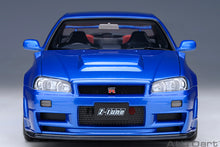 Indlæs billede til gallerivisning NISSAN SKYLINE GT-R (R34) Z-TUNE 2002 BAYSIDE BLUE