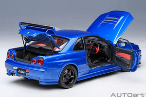 NISSAN SKYLINE GT-R (R34) Z-TUNE 2002 BAYSIDE BLUE
