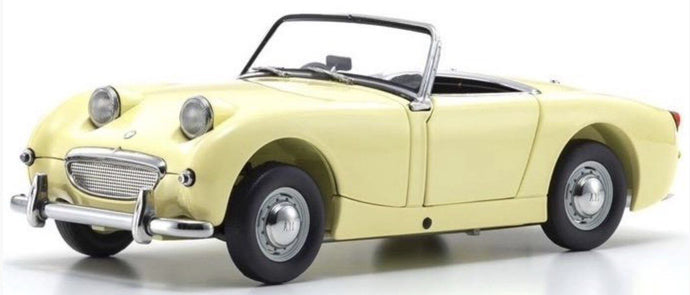 AUSTIN HEALEY SPRITE OPEN - SPIDER 1958 PRIMROSE YELLOW 1:18