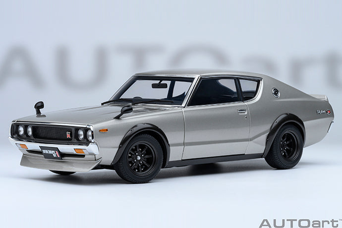 1/18 Nissan Skyline 2000 GT-R (KPGC110) Tune, silver 1:18