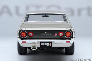 1/18 Nissan Skyline 2000 GT-R (KPGC110) Tune, silver 1:18