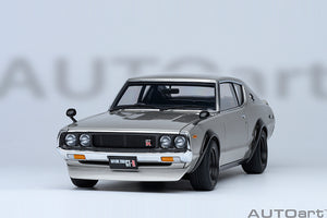 1/18 Nissan Skyline 2000 GT-R (KPGC110) Tune, silver 1:18