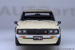 NISSAN SKYLINE 2000 GT-R (KPGC110) COUPE 1973 WHITE 1:18