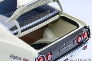 NISSAN SKYLINE 2000 GT-R (KPGC110) COUPE 1973 WHITE 1:18