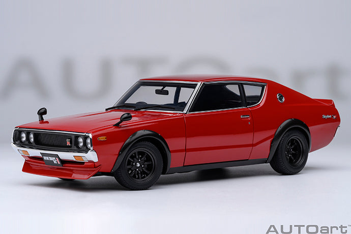 1/18 Nissan Skyline 2000 GT-R (KPGC110) Tuned, red 1:18
