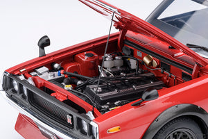 1/18 Nissan Skyline 2000 GT-R (KPGC110) Tuned, red 1:18