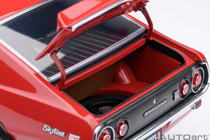 1/18 Nissan Skyline 2000 GT-R (KPGC110) Tuned, red 1:18