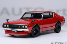 Indlæs billede til gallerivisning 1/18 Nissan Skyline 2000 GT-R (KPGC110) Tuned, red 1:18