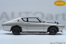Indlæs billede til gallerivisning NISSAN SKYLINE 2000 GT-R (KPGC110) TUNED VERSION COUPE 1973 SILVER BLACK