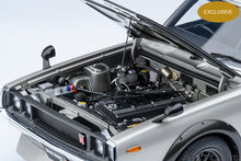 Indlæs billede til gallerivisning NISSAN SKYLINE 2000 GT-R (KPGC110) TUNED VERSION COUPE 1973 SILVER BLACK