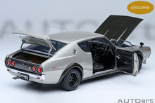 Indlæs billede til gallerivisning NISSAN SKYLINE 2000 GT-R (KPGC110) TUNED VERSION COUPE 1973 SILVER BLACK