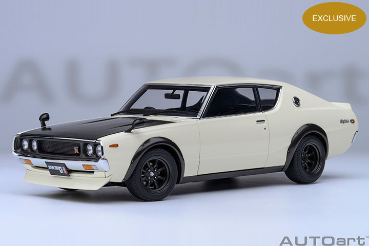NISSAN SKYLINE 2000 GT-R (KPGC110) TUNED VERSION COUPE 1973 WHITE BLACK