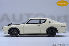 Indlæs billede til gallerivisning NISSAN SKYLINE 2000 GT-R (KPGC110) TUNED VERSION COUPE 1973 WHITE BLACK