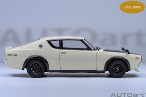 NISSAN SKYLINE 2000 GT-R (KPGC110) TUNED VERSION COUPE 1973 WHITE BLACK
