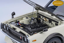 Indlæs billede til gallerivisning NISSAN SKYLINE 2000 GT-R (KPGC110) TUNED VERSION COUPE 1973 WHITE BLACK
