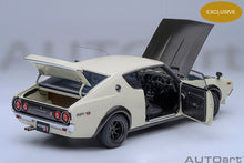 Indlæs billede til gallerivisning NISSAN SKYLINE 2000 GT-R (KPGC110) TUNED VERSION COUPE 1973 WHITE BLACK