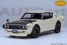 Indlæs billede til gallerivisning NISSAN SKYLINE 2000 GT-R (KPGC110) TUNED VERSION COUPE 1973 WHITE BLACK