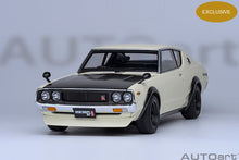 Indlæs billede til gallerivisning NISSAN SKYLINE 2000 GT-R (KPGC110) TUNED VERSION COUPE 1973 WHITE BLACK