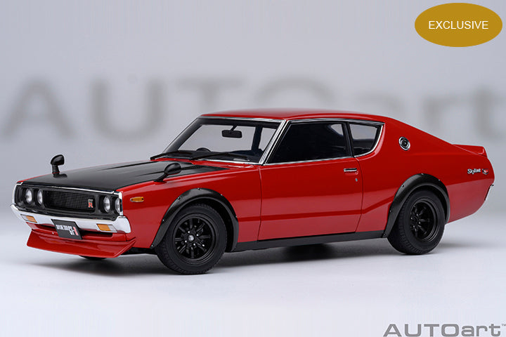NISSAN SKYLINE 2000 GT-R (KPGC110) TUNED VERSION COUPE 1973 RED BLACK