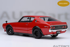 NISSAN SKYLINE 2000 GT-R (KPGC110) TUNED VERSION COUPE 1973 RED BLACK
