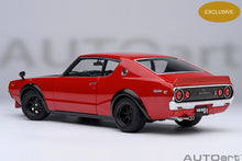 Indlæs billede til gallerivisning NISSAN SKYLINE 2000 GT-R (KPGC110) TUNED VERSION COUPE 1973 RED BLACK 1:18