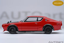 Indlæs billede til gallerivisning NISSAN SKYLINE 2000 GT-R (KPGC110) TUNED VERSION COUPE 1973 RED BLACK
