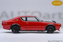 Indlæs billede til gallerivisning NISSAN SKYLINE 2000 GT-R (KPGC110) TUNED VERSION COUPE 1973 RED BLACK