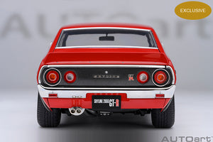 NISSAN SKYLINE 2000 GT-R (KPGC110) TUNED VERSION COUPE 1973 RED BLACK