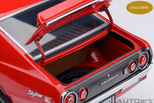 Indlæs billede til gallerivisning NISSAN SKYLINE 2000 GT-R (KPGC110) TUNED VERSION COUPE 1973 RED BLACK