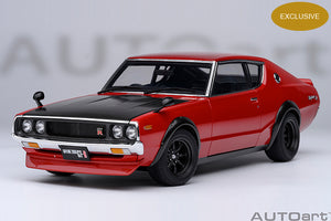NISSAN SKYLINE 2000 GT-R (KPGC110) TUNED VERSION COUPE 1973 RED BLACK