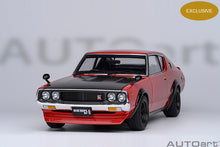 Indlæs billede til gallerivisning NISSAN SKYLINE 2000 GT-R (KPGC110) TUNED VERSION COUPE 1973 RED BLACK