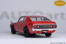 Indlæs billede til gallerivisning NISSAN SKYLINE 2000 GT-R (KPGC110) TUNED VERSION COUPE 1973 RED BLACK